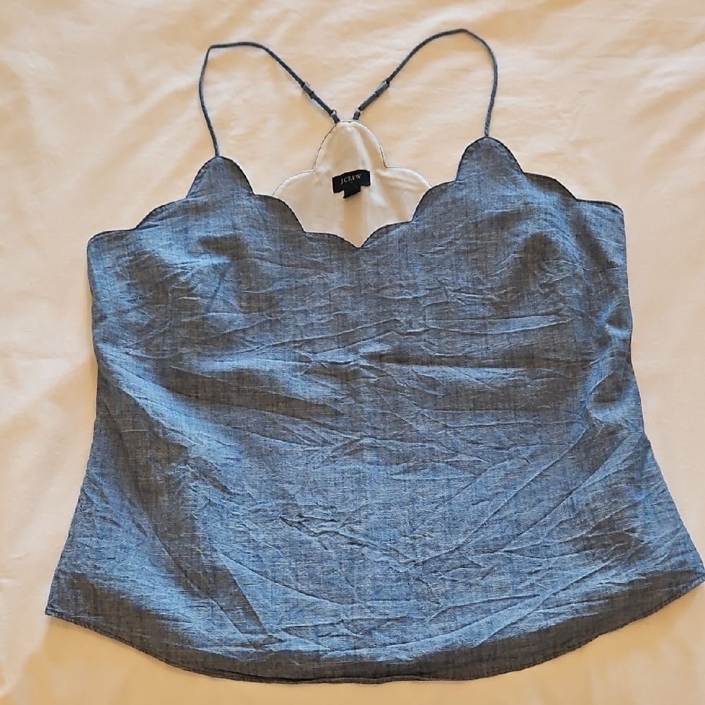 J Crew Scalloped Camisole